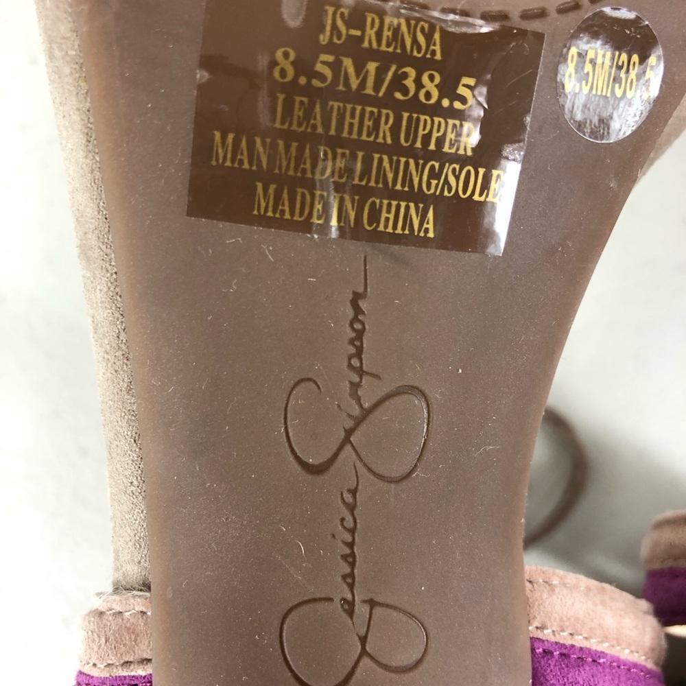 Jessica Simpson Platforms Purple Size 8.5 - Picture 7 of 9
